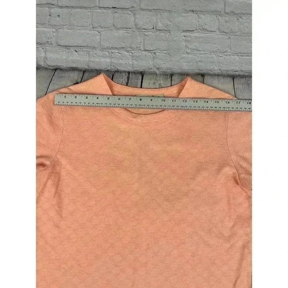 Classic Elements Women's Soft Orange Top Shirt Size Small Short Sleeve - Picture 8 of 11